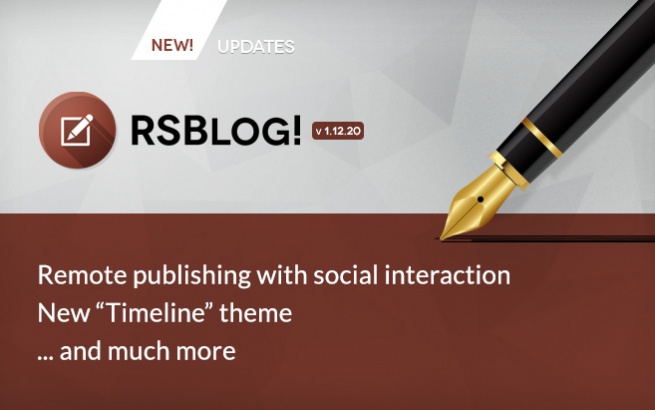 RSJoomla! Joomla News: RSBlog! new design - TIMELINE theme