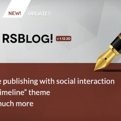 Joomla news: RSBlog! new design - TIMELINE theme