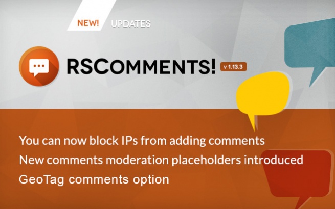 RSJoomla! Joomla News: Crucial Comment Functionality in RSComments!
