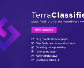 Wordpress news: TerraClassifieds WordPress plugin 1.8 Update