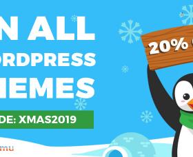 Wordpress news: Christmas 2019 sale on WordPress WCAG and ADA themes.