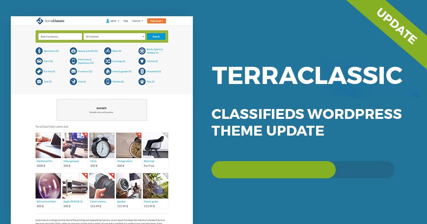 WordPress News: TerraClassic WordPress theme 1.06 update