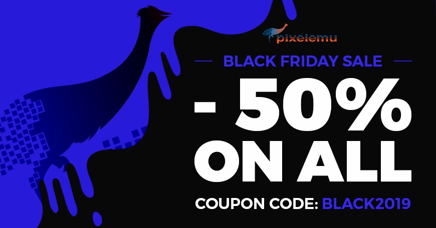 PixelEmu Wordpress News: Black Friday Sale - WCAG and WordPress themes 50% OFF
