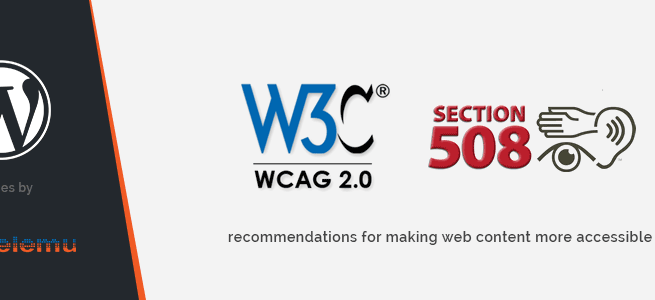 WordPress News: How to follow WCAG recommendations in WordPress theme.