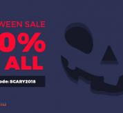 Wordpress news: Ready for a frightful Halloween 2018 WordPress theme discount? Save -30% on all!