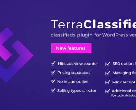 Wordpress news: TerraClassifieds WordPress classifieds plugin updated to ver. 1.7. 