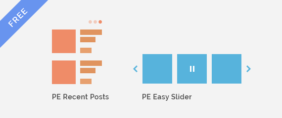 WordPress News: PE Easy Slider & PE Recent Posts free plugins for Wordpress