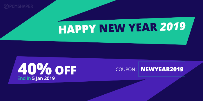 Joomla News: New Year Sales 2019 Discount Coupon