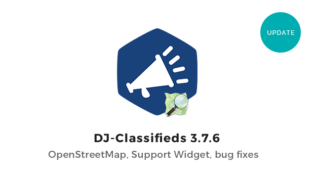 DJ-Extensions Joomla News: DJ-Classifieds 3.7.6 with OpenStreetMaps, advert hits and Support widget