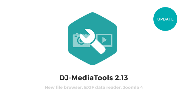 DJ-Extensions Joomla News:  Discover updated DJ-MediaTools / gallery and slideshow extension