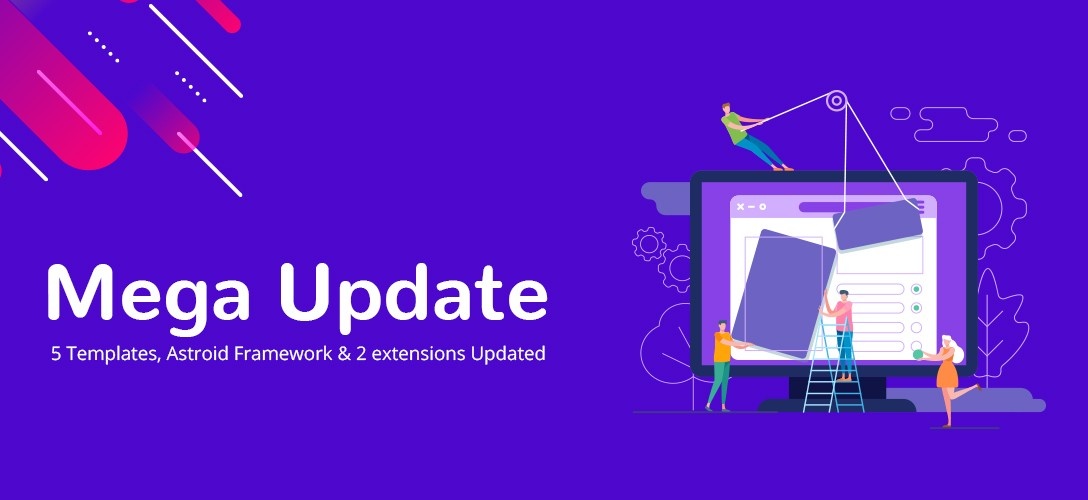 joomdev Joomla News: Mega Update - Astroid Framework, 2 Joomla Extensions and 5 Joomla Templates Updated to Joomla 3.8.10