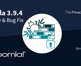 Joomla news: Joomla! 3.9.4 Security & Bug Fix Release
