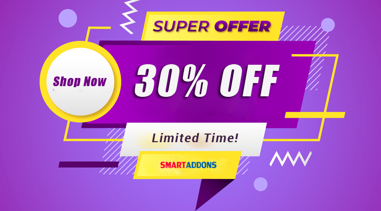 SmartAddons Joomla News: SAVE 30% OFF on New Purchases, Renewals - No Minimum