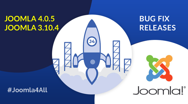 Joomla News: Joomla 4.0.5 and Joomla 3.10.4 Bug Fix Releases