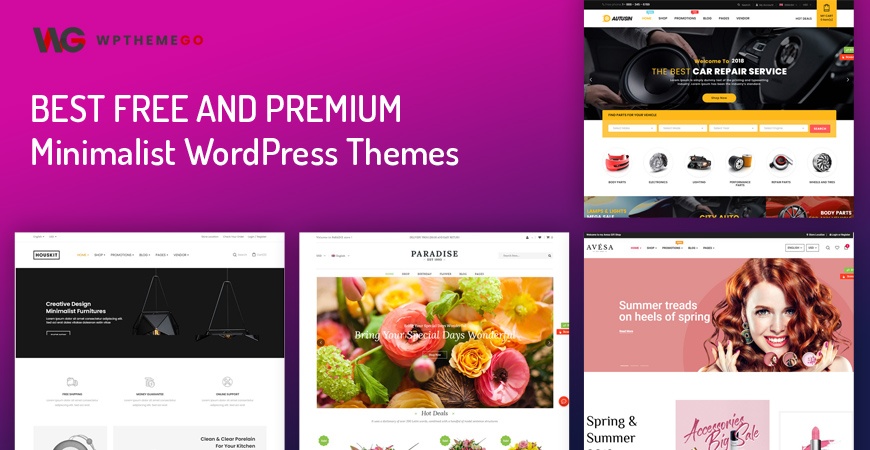 WordPress News: 10+ Best  Free & Premium Minimalist WordPress Themes