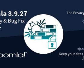 Joomla news: Joomla 3.9.27 Security and Bug Fix Release