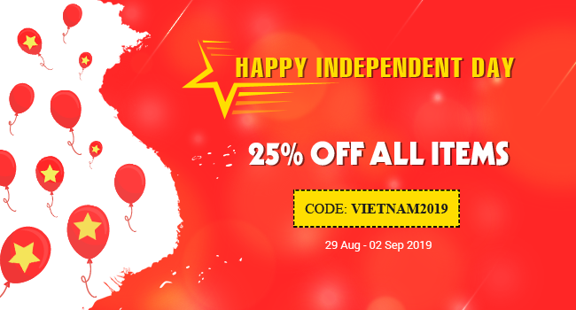 SmartAddons Joomla News: Happy Vietnamese Independence Day: 25% OFF for All Products & Subscriptions 