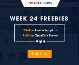 Opencart news: Week 24 Freebies: Get Wisdom Joomla Template & PetShop OpenCart Theme for FREE
