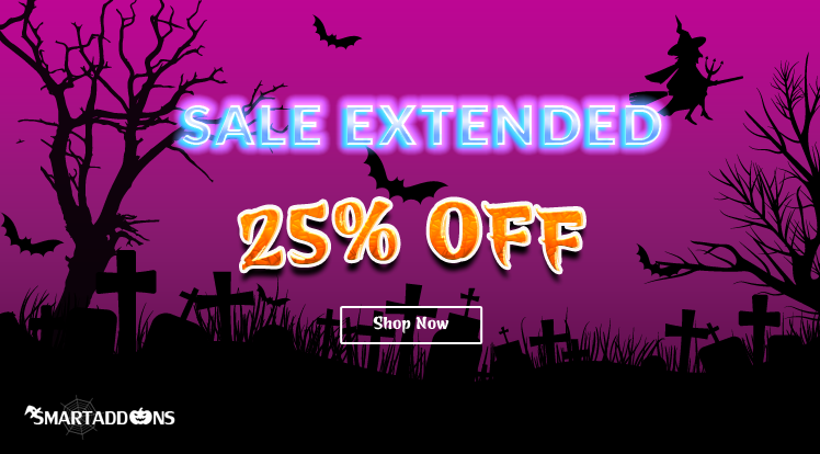SmartAddons Joomla News: Halloween Sale Extended! 25% OFF On All Orders