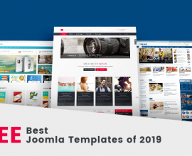 Joomla news: Top 10 Free Joomla Templates 2019