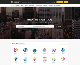 Joomla news: [PREVIEW] Sj JobList - Professional Joomla Job Board Template