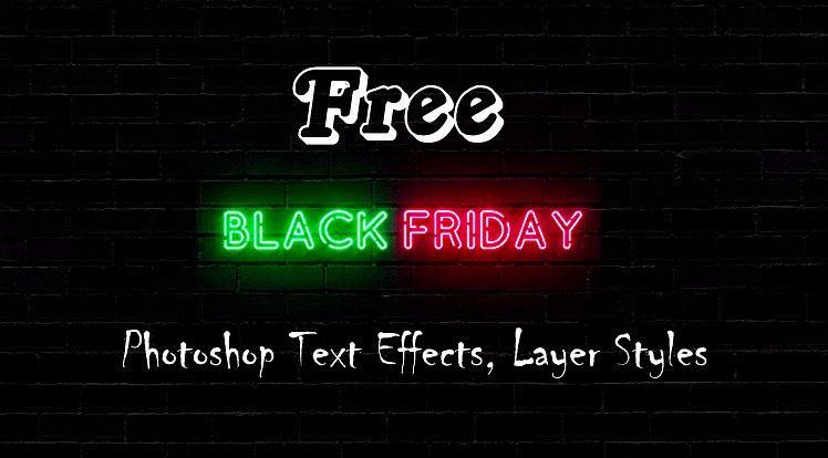 SmartAddons Joomla News: Free Photoshop Text Effects, Layer Styles for Black Friday