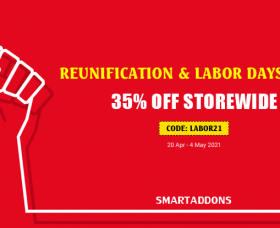 Joomla news: Reunification & Labor Days Sale! 35% OFF on Storewide