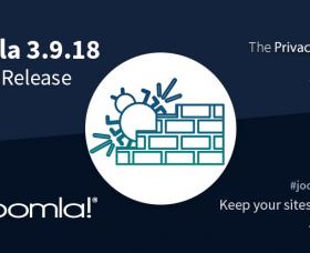 Joomla news: Joomla 3.9.18 & Joomla 3.9.17 - Bug Fix & Security Release 