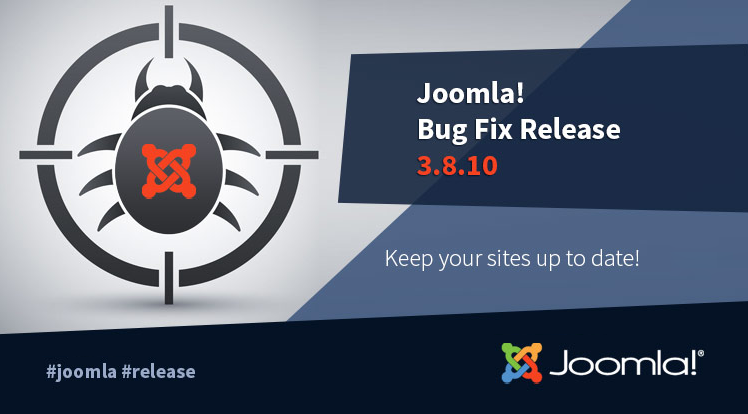 Joomla News: Joomla! 3.8.10 Bug Fixes Release