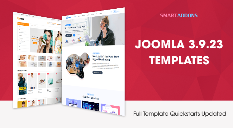 SmartAddons Joomla News: Joomla Templates Updated for Joomla 3.9.23