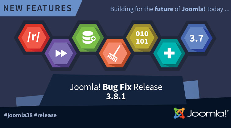 SmartAddons Joomla News: Joomla! 3.8.1 Bug Fixes Release 