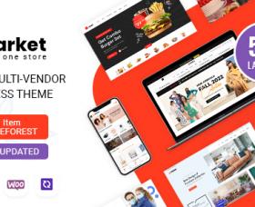 Wordpress news: eMarket - All-in-One Multi Vendor MarketPlace Elementor WordPress Theme (55 Indexes, Mobile Layouts)