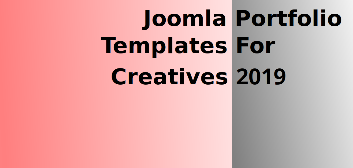 ADD THEMES Joomla News: Joomla Portfolio Templates For Creatives 2019