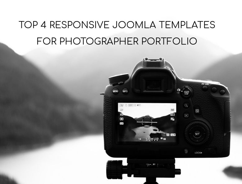 Joomla News: Top 4 Responsive Joomla Templates For Photographer Portfolio