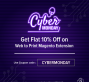 Magento news: Cyber Monday-Get Flat 10% Off on Web to Print Magento Extension