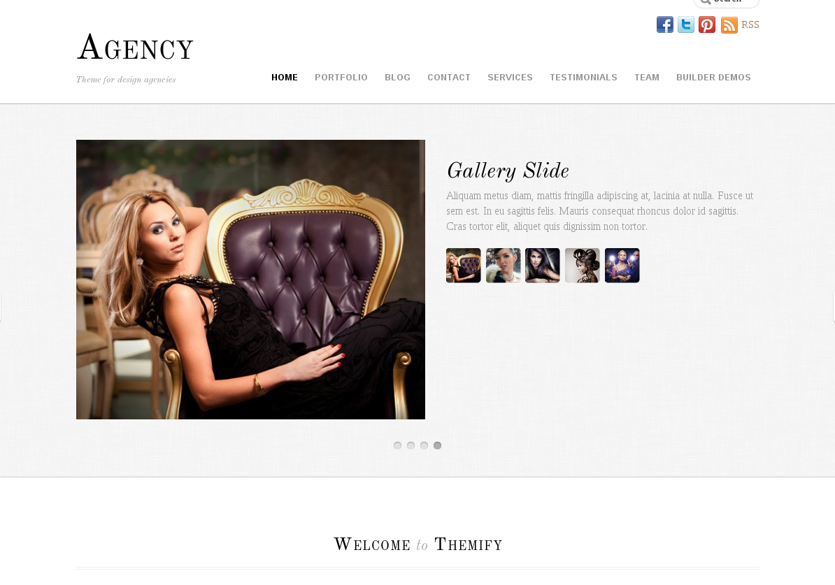 Agency WordPress Theme