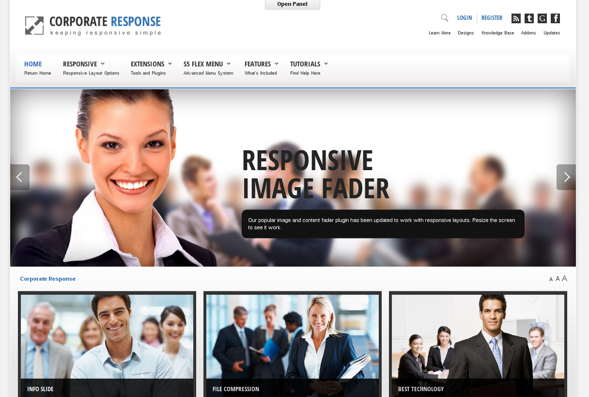 Corporate Response - Wordpress Club Theme