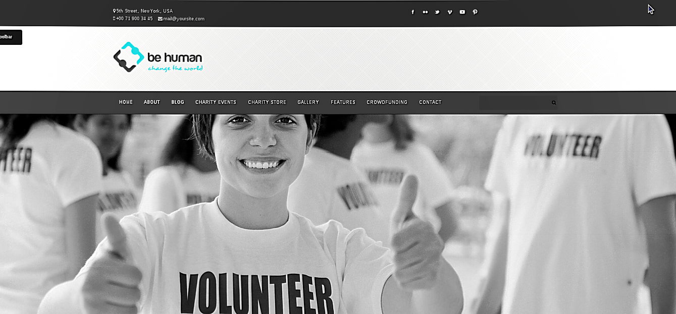 Be Human - one of the retina best wordpress theme