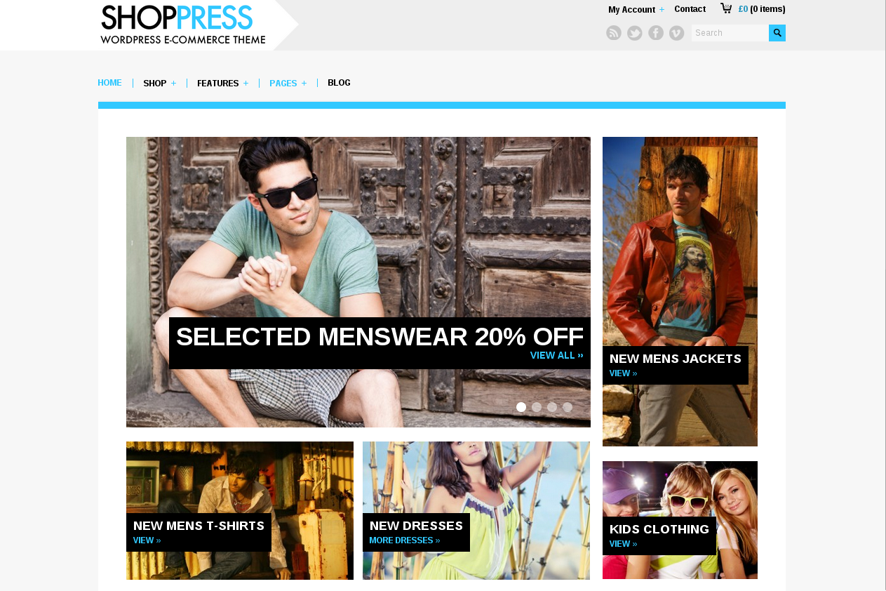 ShopPress: Responsive WooCommerce WordPress Theme
