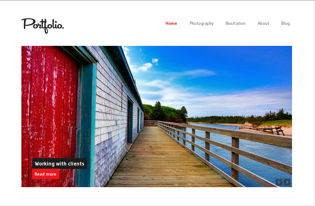 Portfolio WordPress Theme