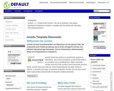 Joomla Template: jp_default_1.5