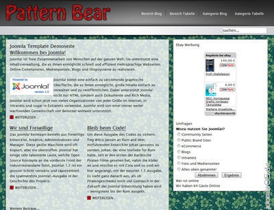 Joomla Template: Pattern Bear