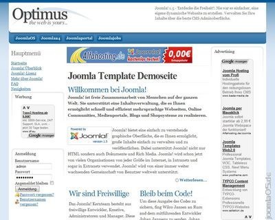 Joomla Template: js_optimus_free