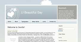 Joomla Template: JJ Beautiful Day