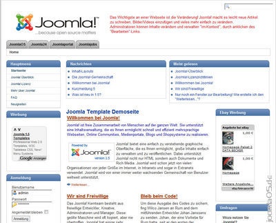 Joomla Template: business-simple