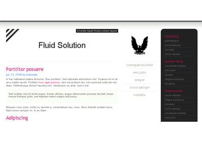 Joomla Template: JJ Fluid Solution