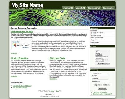 Joomla Template: Dewey Web