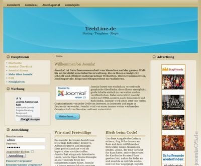 Joomla Template: TechLine_de_Template-j15-005
