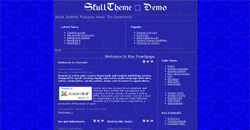 Joomla Template: SkullTheme - Blue Wall