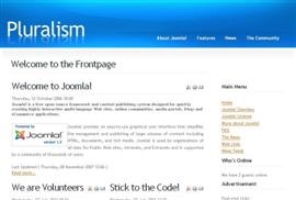 Joomla Template: Pluralism 1.5